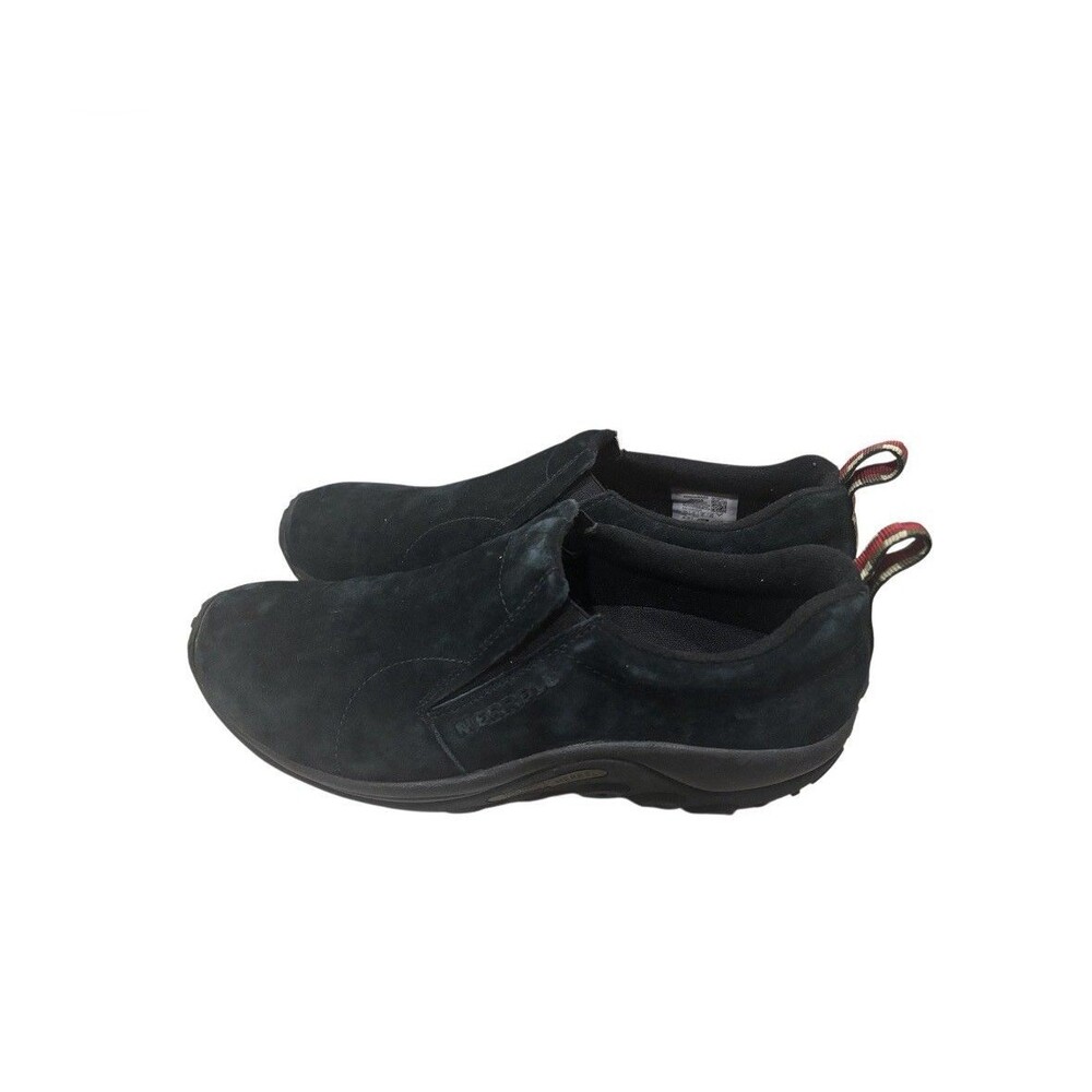 Merrell Men's 11.5M Black Suede Jungle Moc Leather Slip On Shoes Casual